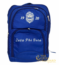 Load image into Gallery viewer, Zeta Royal Blue Bookbag