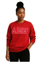 Load image into Gallery viewer, DST Red Embroidered Crew Sweatshirt