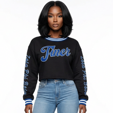Load image into Gallery viewer, Finer Embroidered Black Sweatshirt