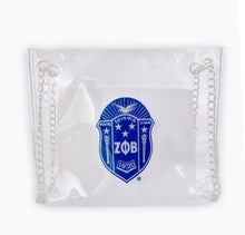 Load image into Gallery viewer, Zeta Clear Silver Chain Crossbody Bag