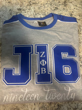 Load image into Gallery viewer, Pre-Order Grey J16 Embroidered Tee