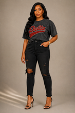 Load image into Gallery viewer, The Rebel Delta Acid Wash Tee
