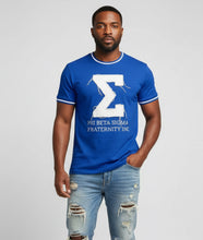 Load image into Gallery viewer, Sigma Distressed Embroidered Shirt