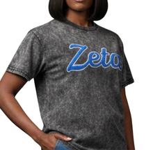 Load image into Gallery viewer, Zeta Acid Wash Chenille Embroidered Shirt