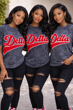 Load image into Gallery viewer, Delta Acid Wash Chenille Embroidered Shirt
