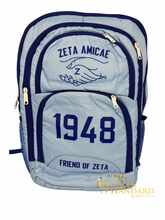 Load image into Gallery viewer, Zeta Amicae BookBag

