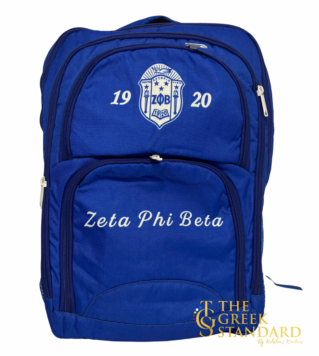 Zeta Royal Blue Bookbag
