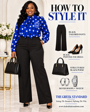 Load image into Gallery viewer, The Kayla ZΦΒ Blouse
