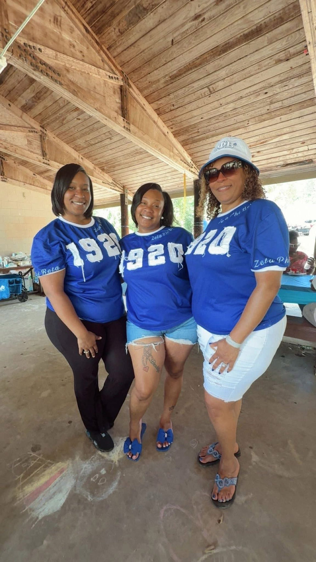 Royal Blue Distressed 1920 Tee