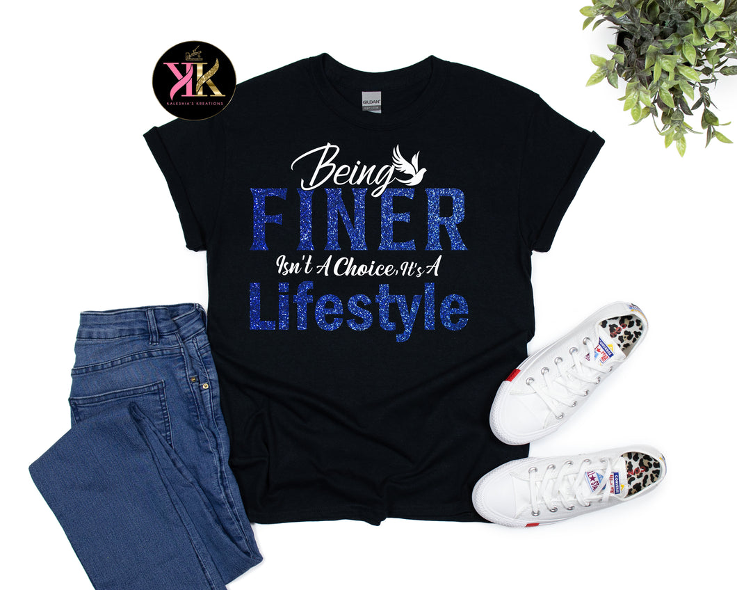 Being Finer Black Glitter,ZPB Shirt, Zeta Phi Beta Sorority, Zeta Apparel, Zeta Phi Beta Paraphernalia, Zeta New Crossing Gift, J16, Finer Woman, 1920