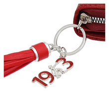 Load image into Gallery viewer, DST  Red Tassel Keychain Zipper Wallet
