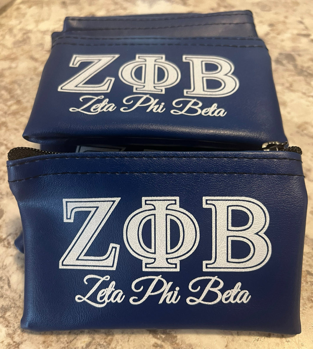 Zeta Royal Blue Mini Zipper Bag