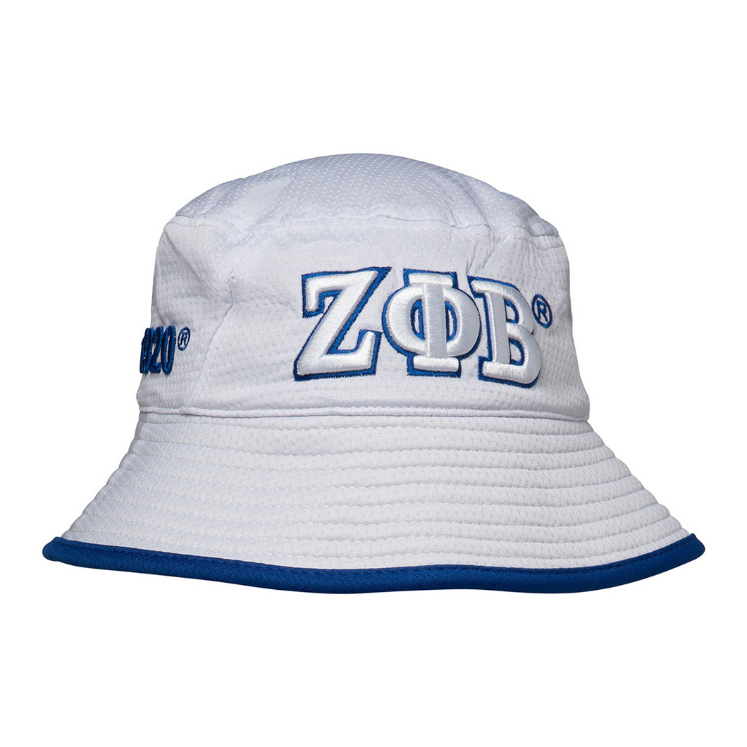 ZPB White Bucket Hat