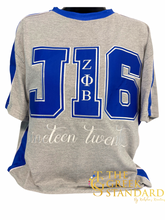 Load image into Gallery viewer, Grey J16 Embroidered Tee

