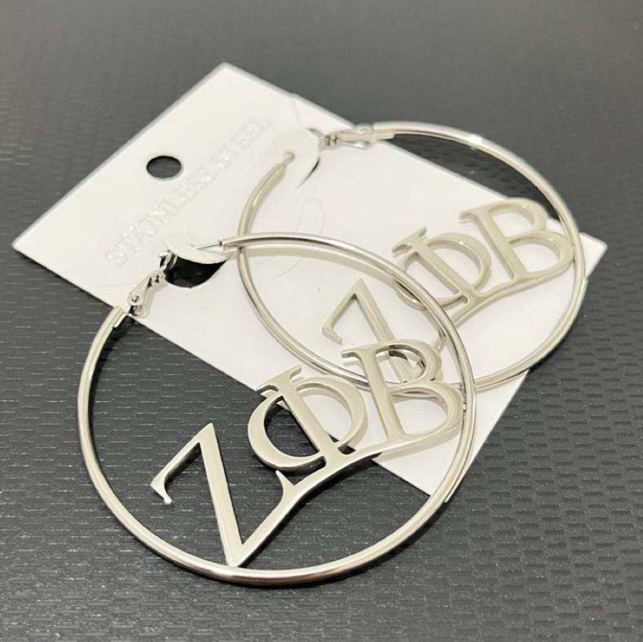 Zeta Hoop Earrings