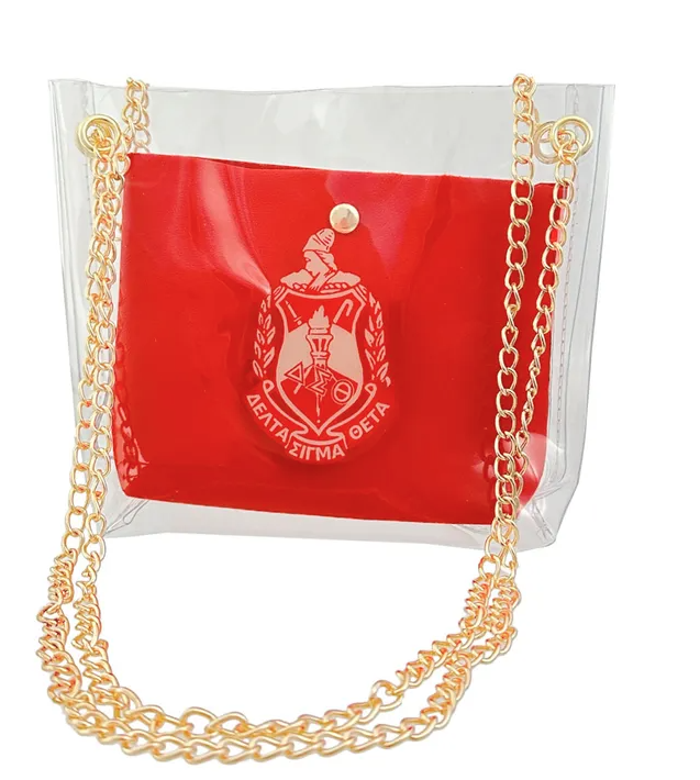 DTS Clear Crossbody Purse