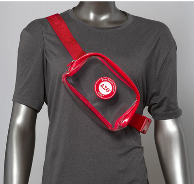 Delta Sigma Theta Clear Crossbody Bag