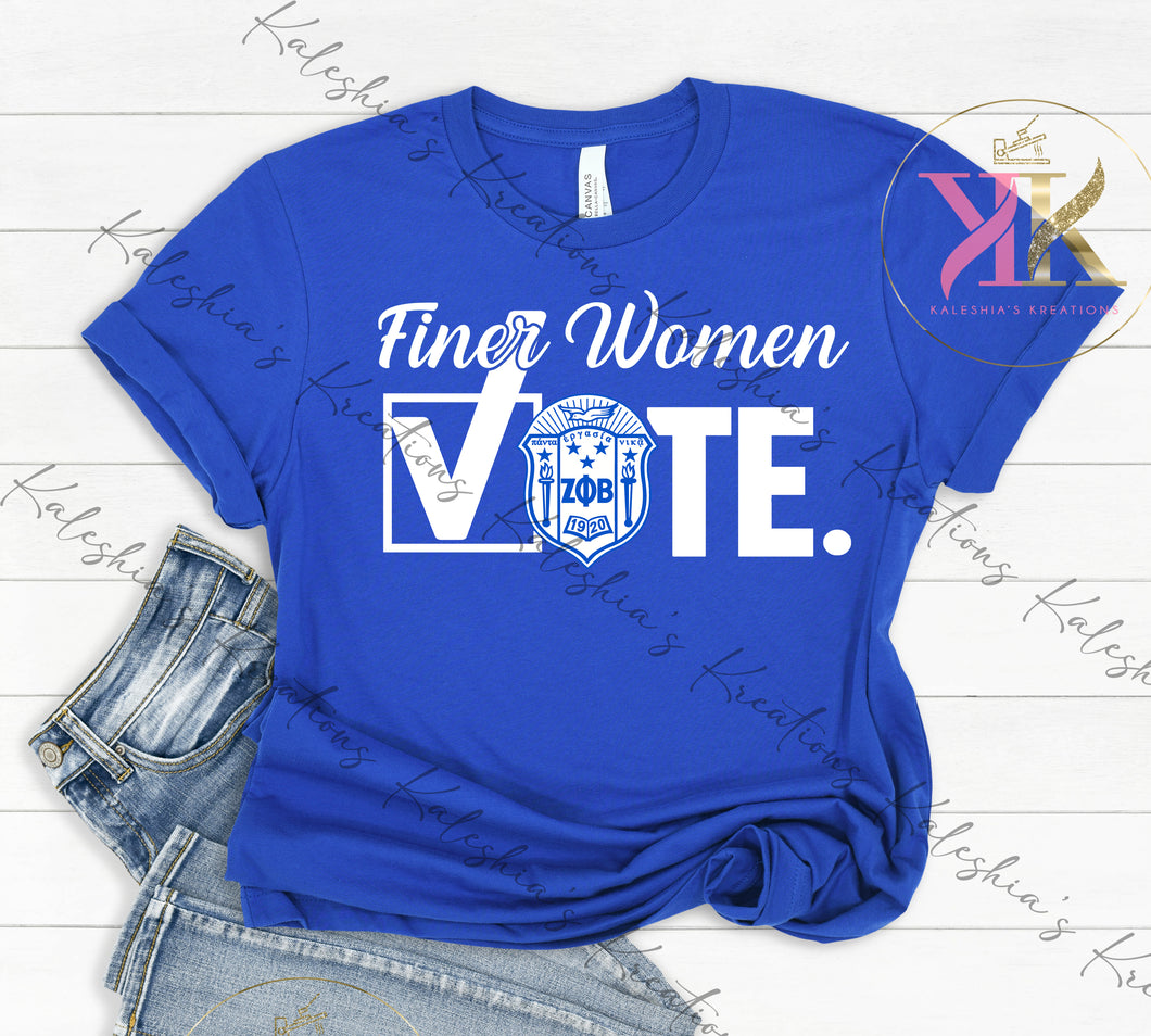 Finer Women Vote