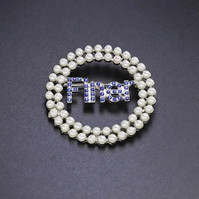 Circle Pearls Pin with FINER